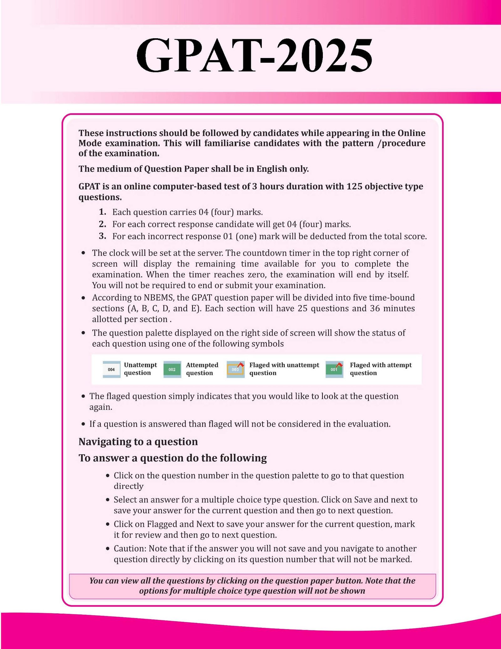 38 GPAT/GATE PREVIOUS YEARS QUESTION PAPERS (COLOURED BOOK) - Image 4