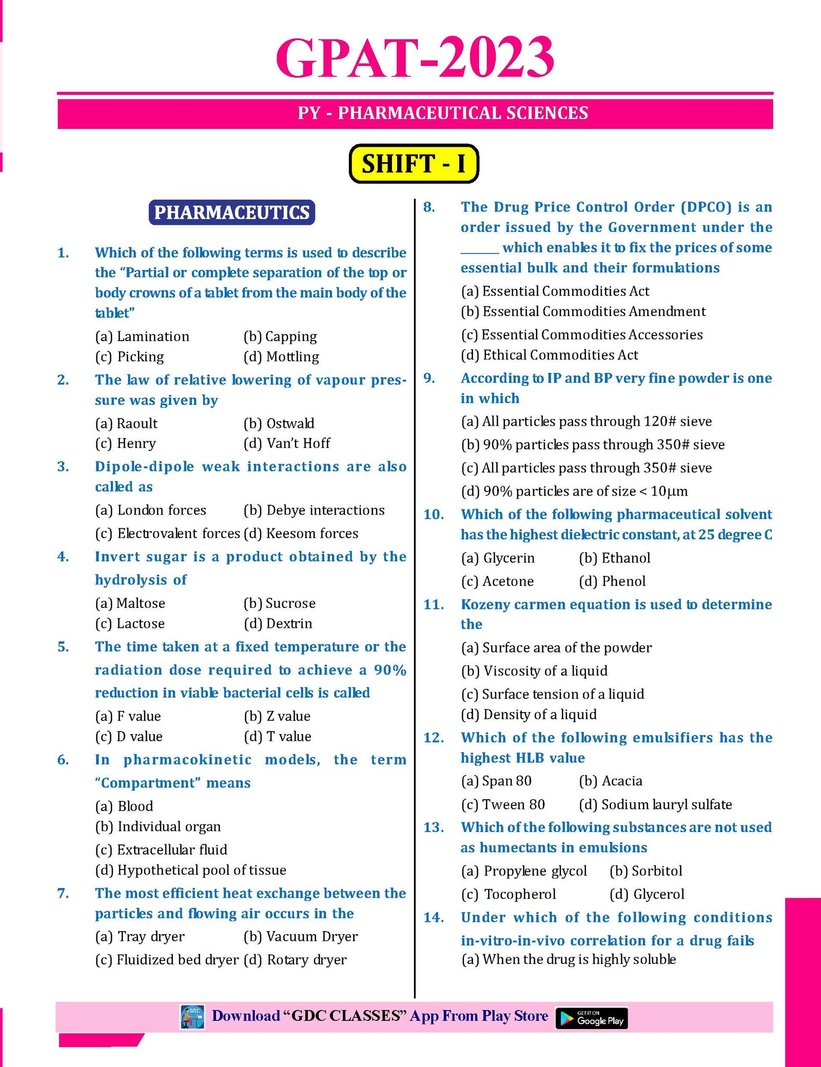 38 GPAT/GATE PREVIOUS YEARS QUESTION PAPERS (COLOURED BOOK) - Image 5