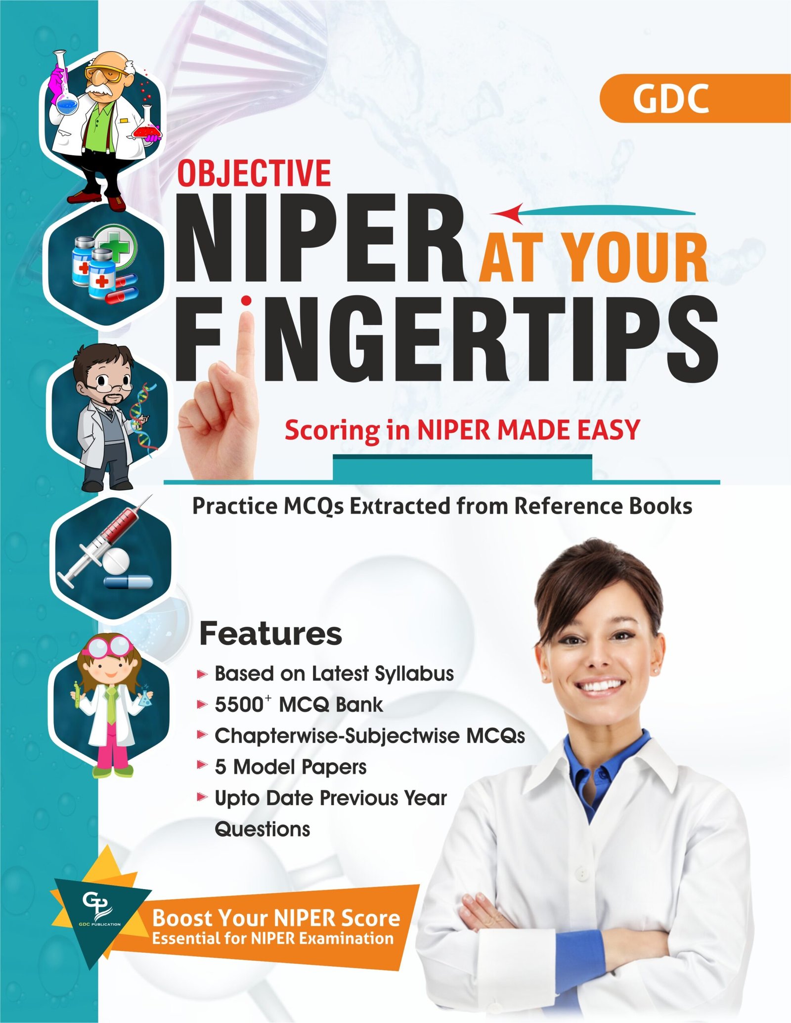 OBJECTIVE NIPER AT YOUR FINGERTIPS (COLOURED HARD COPY BOOK)