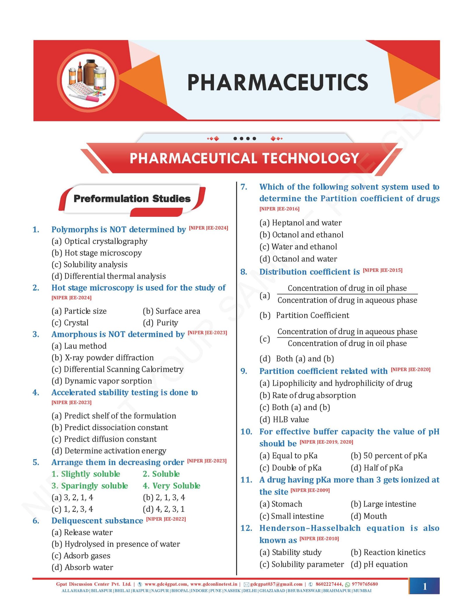 OBJECTIVE NIPER AT YOUR FINGERTIPS (COLOURED HARD COPY BOOK) - Image 4