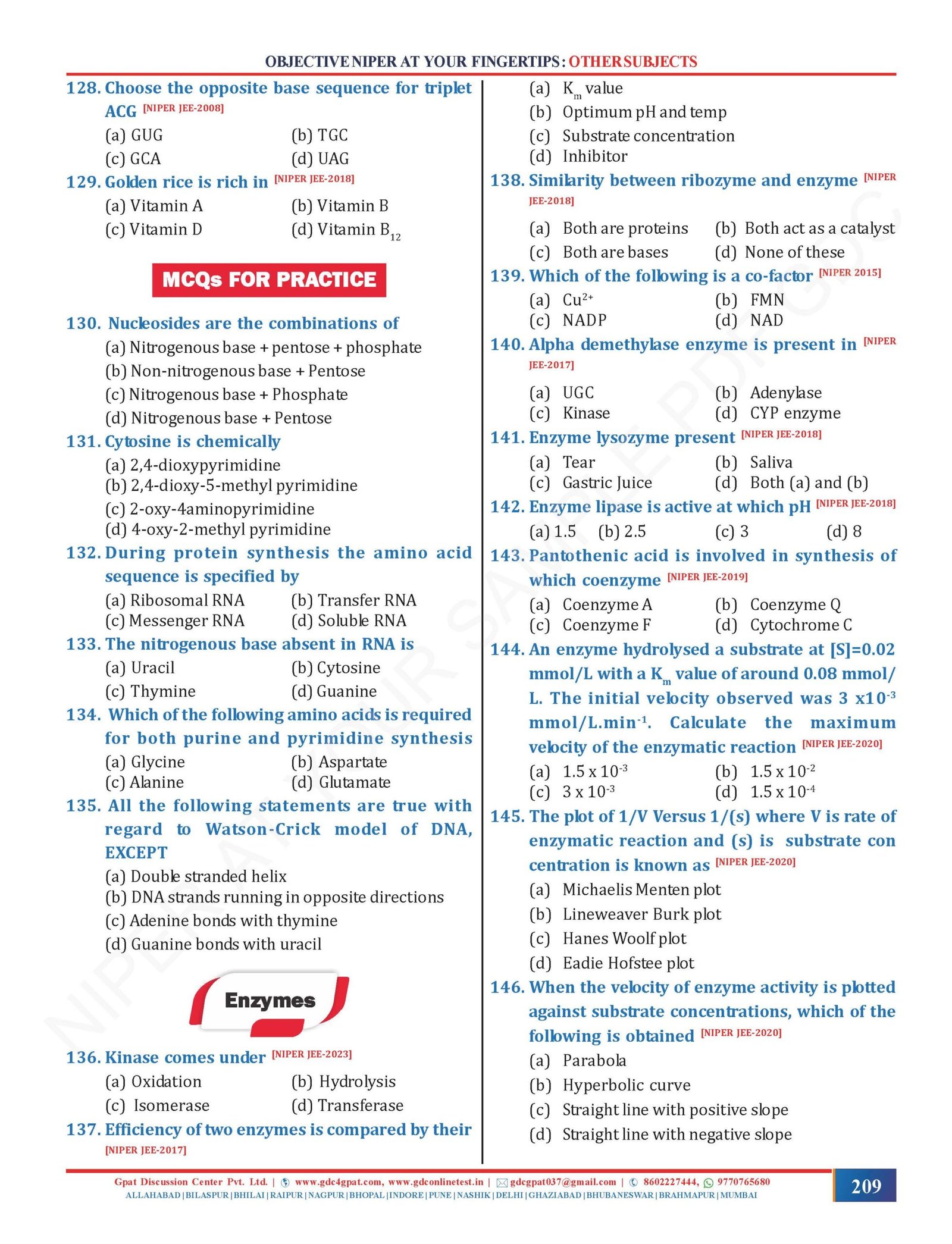 OBJECTIVE NIPER AT YOUR FINGERTIPS (COLOURED HARD COPY BOOK) - Image 6