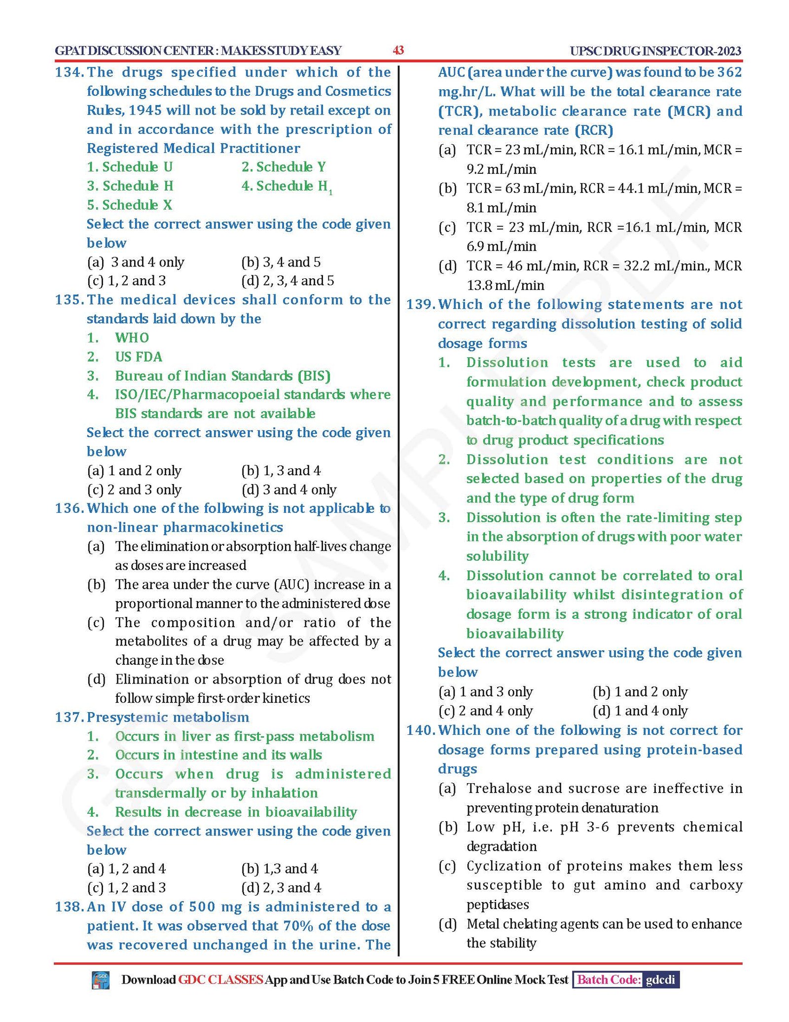 AIM DRUG INSPECTOR : PRACTICE MCQ QUESTION PAPERS & PREVIOUS YEARS EXAM PAPERS(HARD COPY BOOK) - Image 6