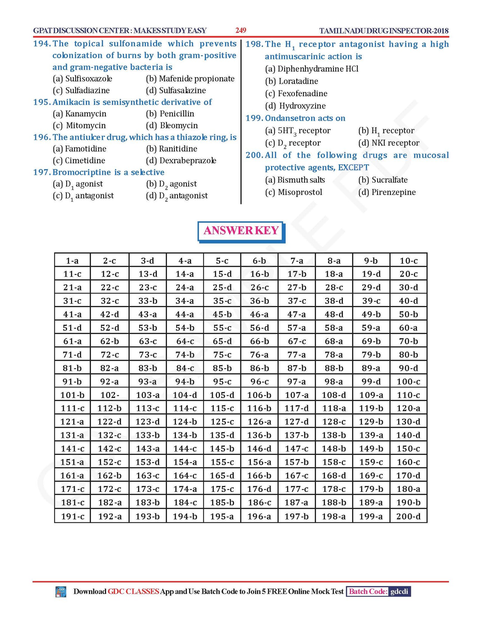 AIM DRUG INSPECTOR : PRACTICE MCQ QUESTION PAPERS & PREVIOUS YEARS EXAM PAPERS(HARD COPY BOOK) - Image 8