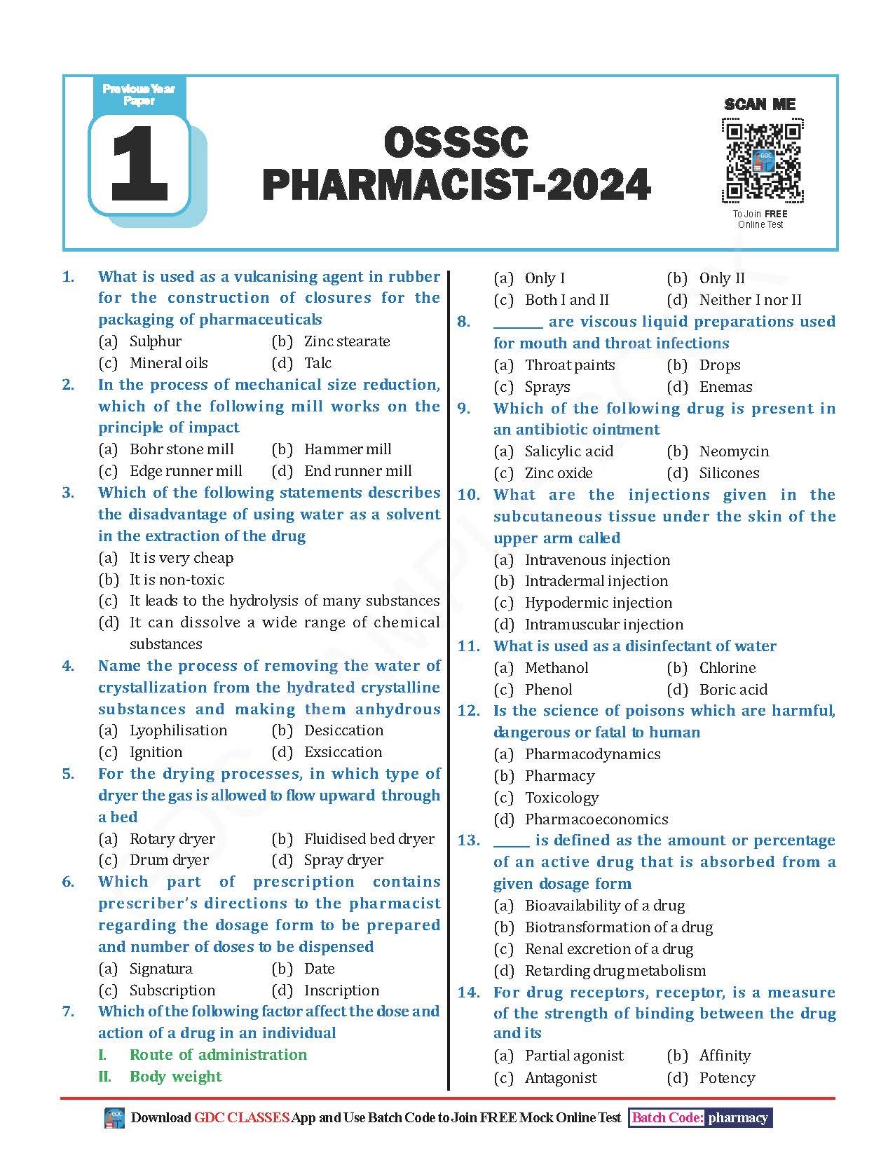 AIM PHARMACIST : PRACTICE MCQ QUESTION PAPERS & PREVIOUS YEARS EXAM PAPERS(HARD COPY BOOK) - Image 5