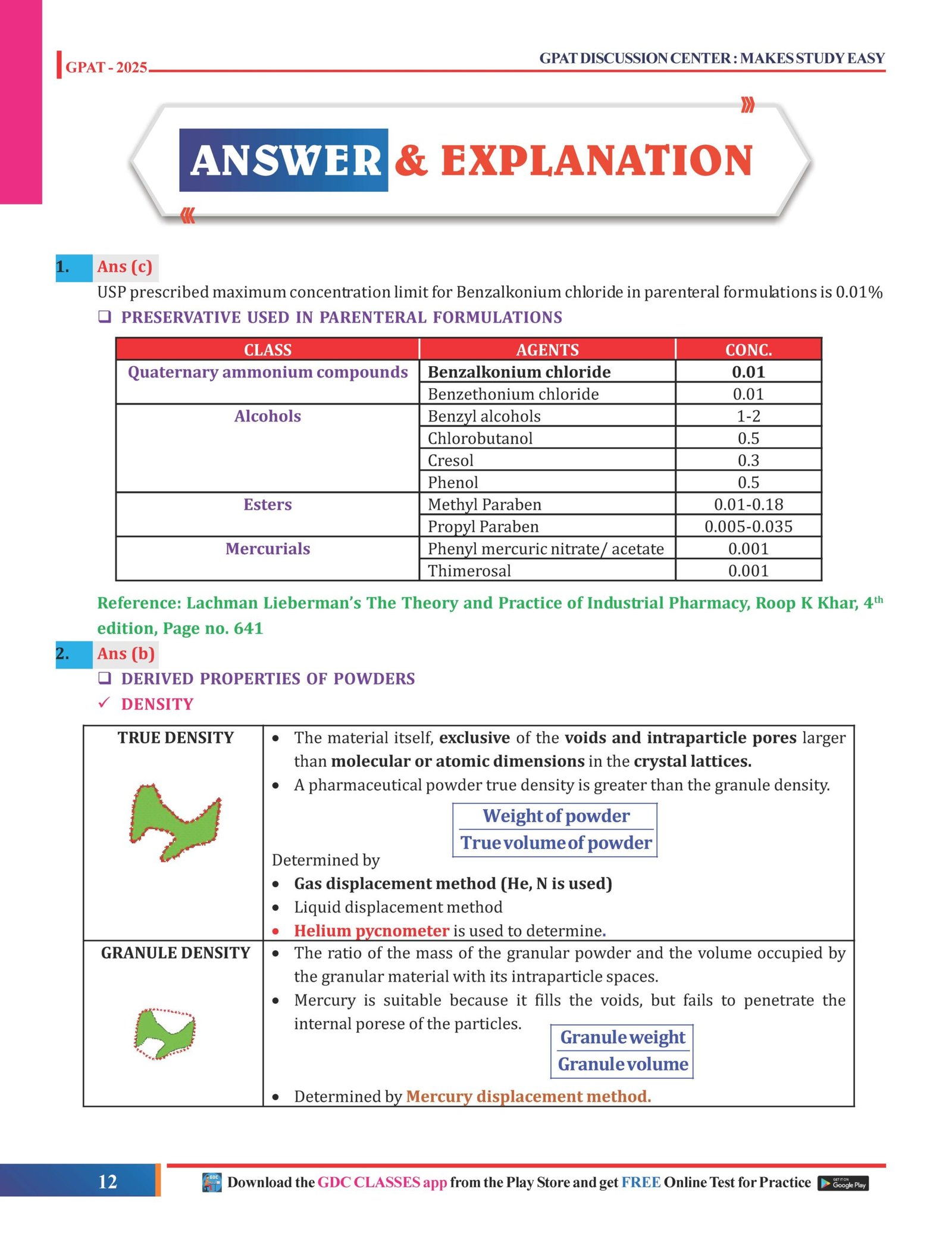 GPAT MANTRA FOR GPAT, 3rd EDITION HARD COPY COLOURED BOOK - Image 4
