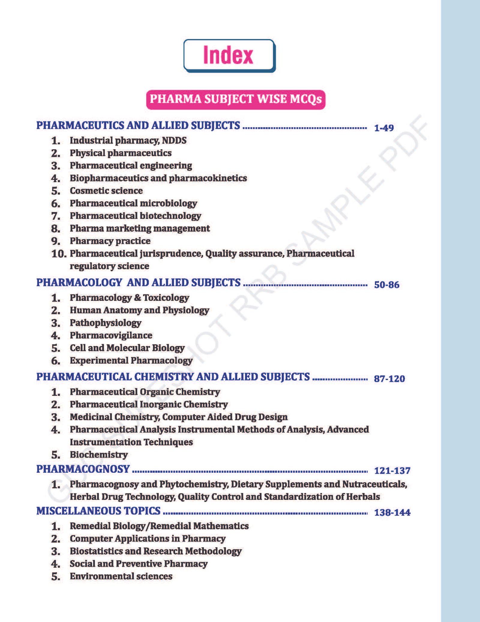SURE SHOT QUESTION SERIES RAILWAY (RRB) PHARMACIST | SOLVED PAPER | HARD COPY BOOK - Image 3