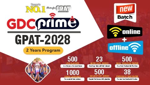GDC PRIME – 2 (PREMIUM) | NEW BATCH for GPAT-2028
